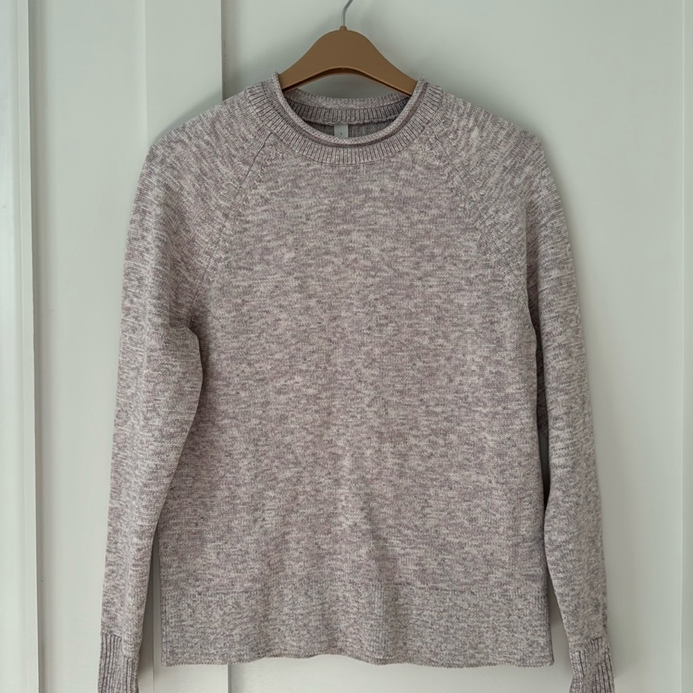 LULULEMON Boxy Cotton-blend Sweater Size S - Picture 2 of 8